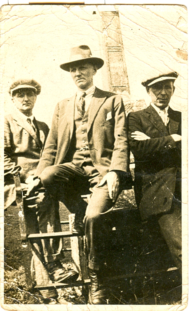 My grandfather & d dwane 1924
